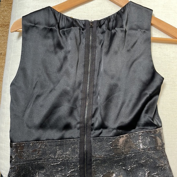 Black Elie Tahari shift Dress Size 6 - Picture 6 of 8